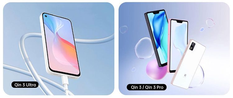 Анонс Qin 3, Qin 3 Pro и Qin 3 Ultra - компактные новинки экосистемы Xiaomi