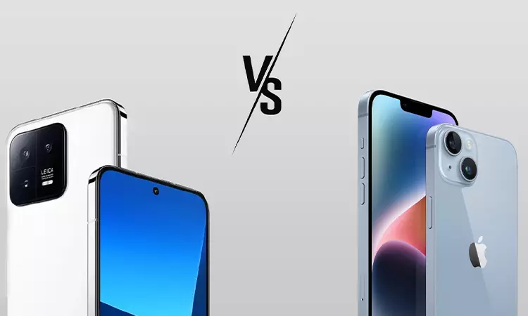 Xiaomi 13 против iPhone 14